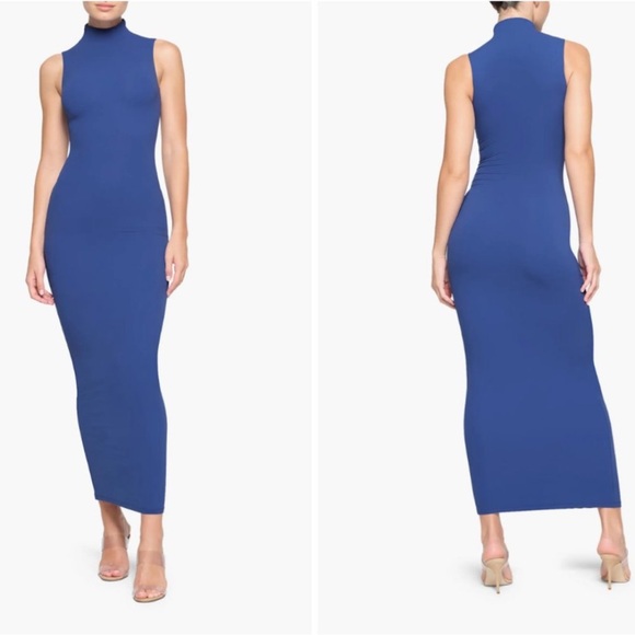 NWT SKIMS Fits Everybody Mock Neck Sleeveless Maxi Dress SIZE 4X - Picture 1 of 3